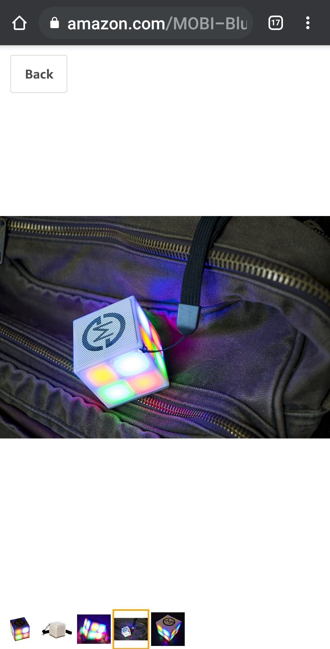 10 PACK) MOBI PORTABLE CUBE SPEAKERS