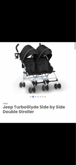 Jeep TurboGlyde Side by side stroller/ Jeep/ Stroller/ Kids/ baby/ nursery/ travel/ New