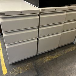 (3) Small File Cabinets