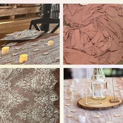 Dusty Rose Table Runners 