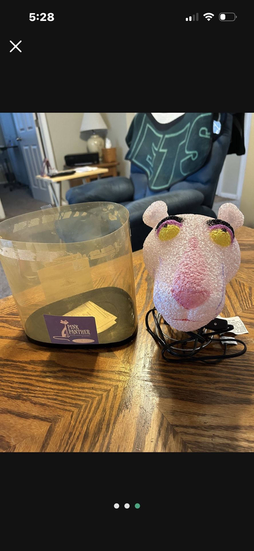 Pink Panther Indoor Lamp