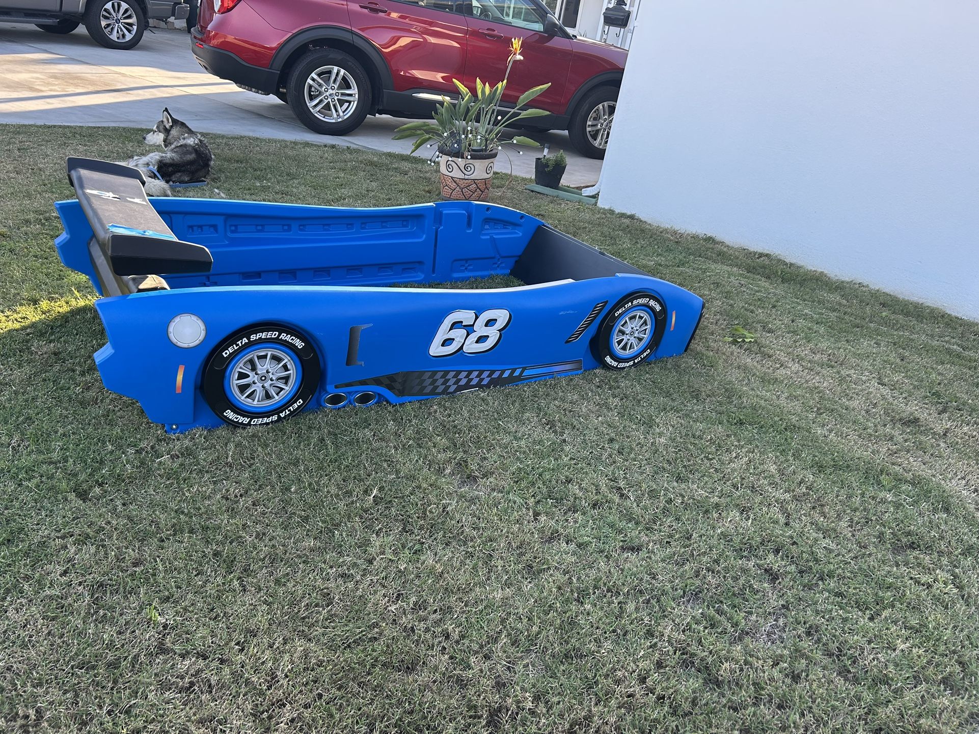 Turbo Race Car Twin Bed 