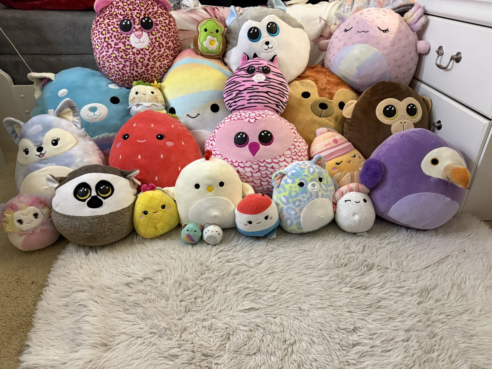 24 Squishmallows . Different Sizes