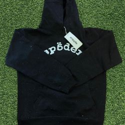 BLACK RHINESTONE SP5DER HOODIE