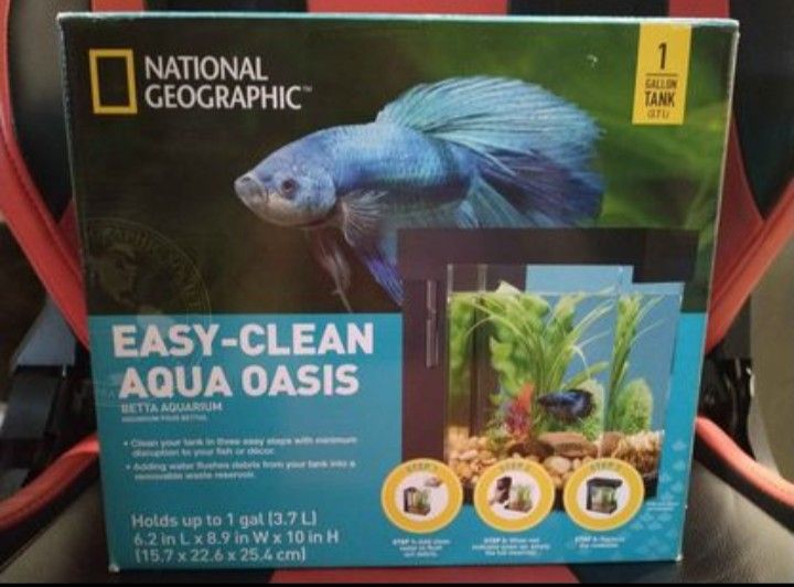 Brand new aquarium decor included