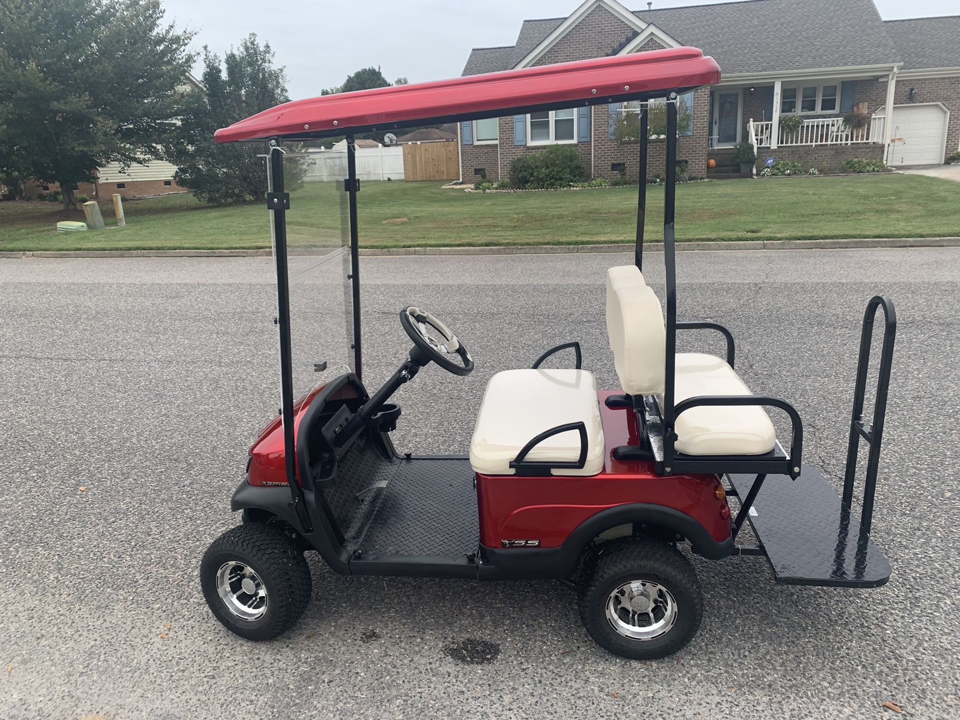 2019 Kangacruz Aspire-SS (Alpha) 48 volt Candy Apple Red Golf Cart