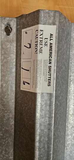 Hurricane Shutter Panels