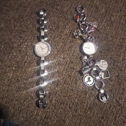 2 Fossil Watches Need Batteries Do Work 