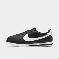 Nike Cortez Leather Black White New Sizes 7.5-12