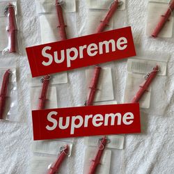 Supreme emergency whistle keychain