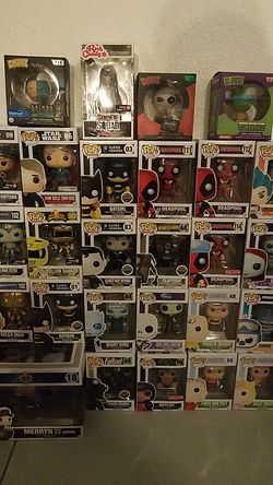 Funko Pop Figures.