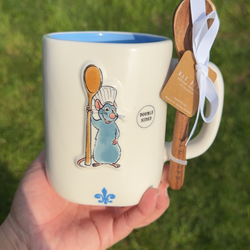 Ratatouille mug with wooden spoon