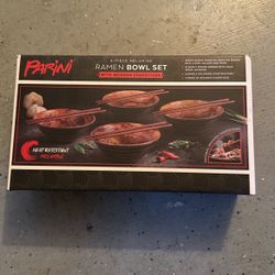 Four Piece Ramen Bowl Set