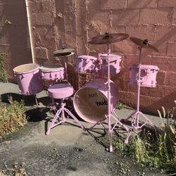 Pink Drum Set