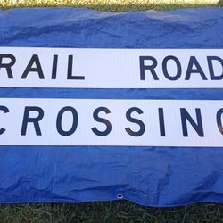 Rail Road Crossing Signs