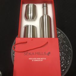 Wine Bottle & Tumbler Set