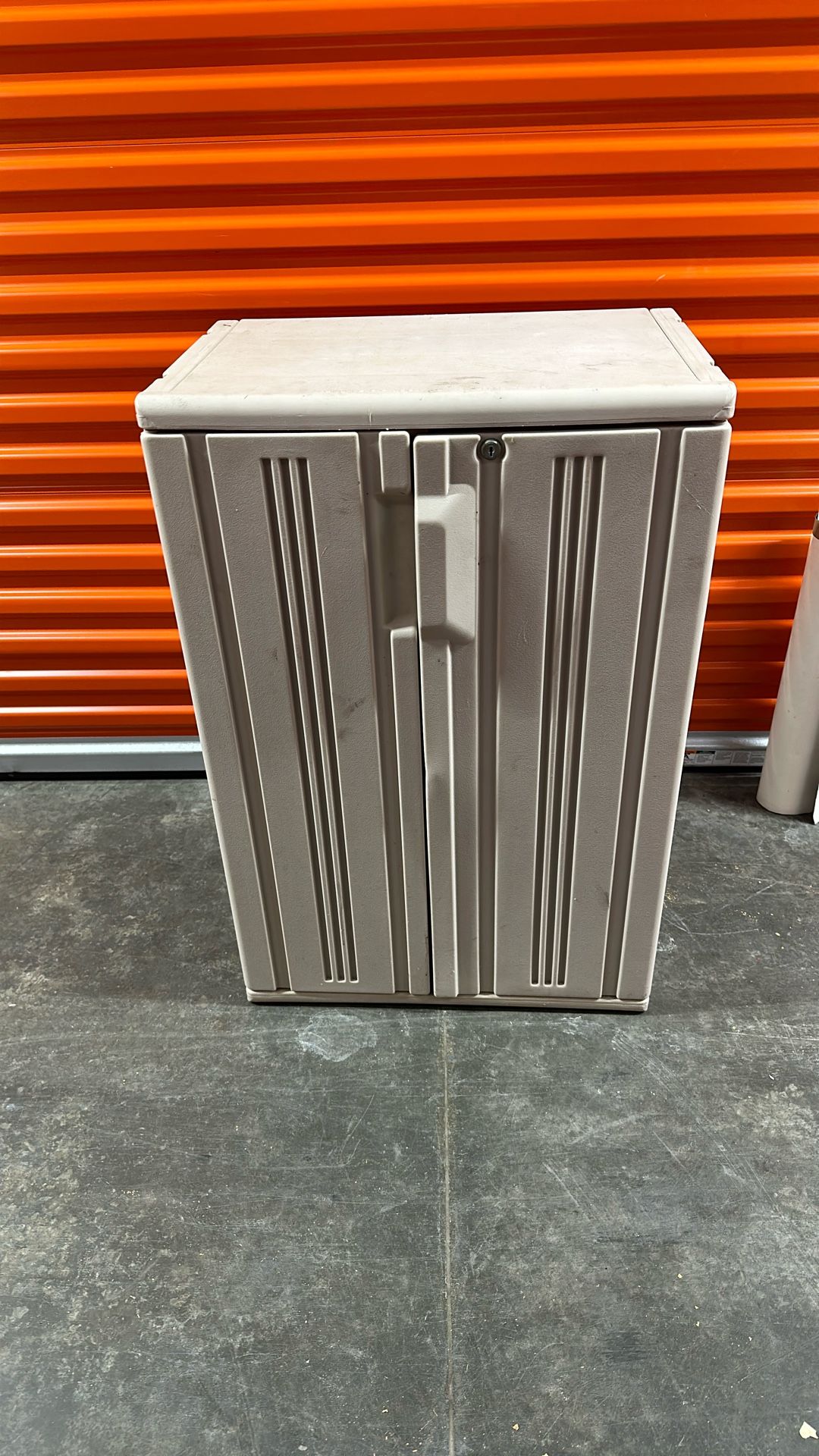 Rubber Maid Storage Cabinet
