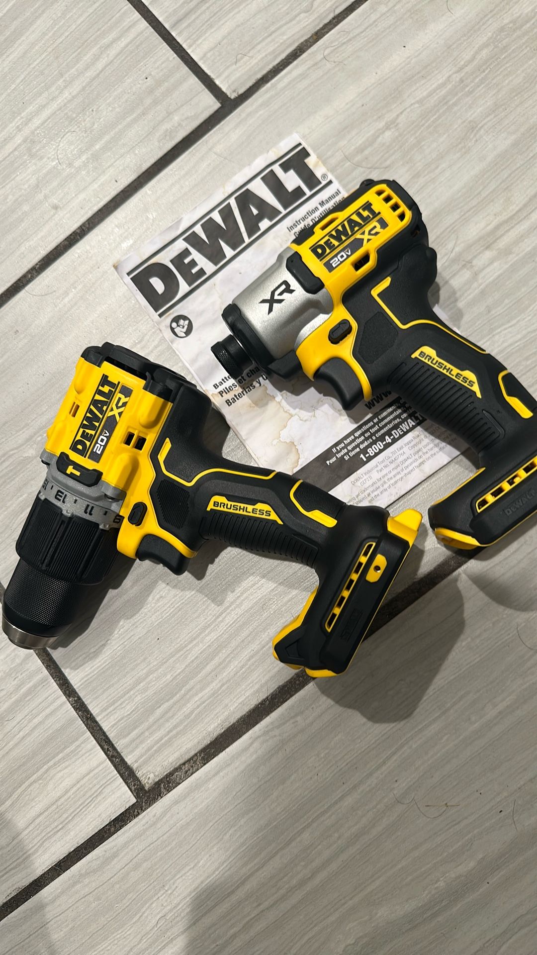 Drill And Impact Dewalt Xr 3 Speed Brand New Tool Only Firm Price