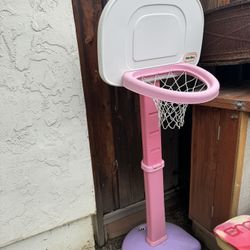 Pink Basketball Hoop 