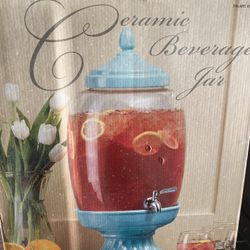 Ceramic Beverage Jar