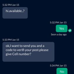 Scam Warning