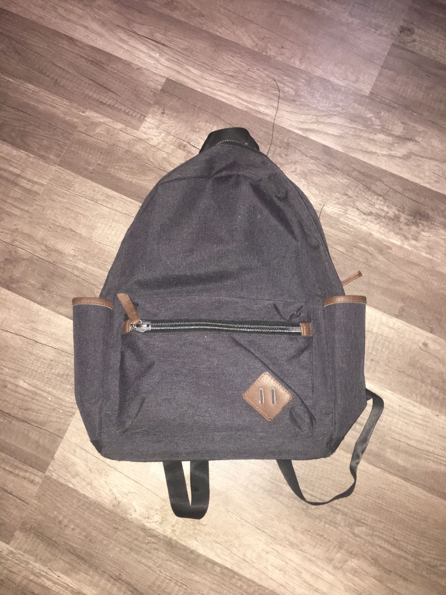Wonder nation Black Heavy Canvas Backpack