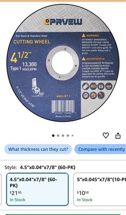 PRVEW Cutting Wheel