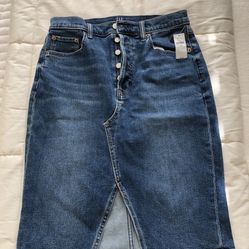 Gap Jeans Pencil Skirt