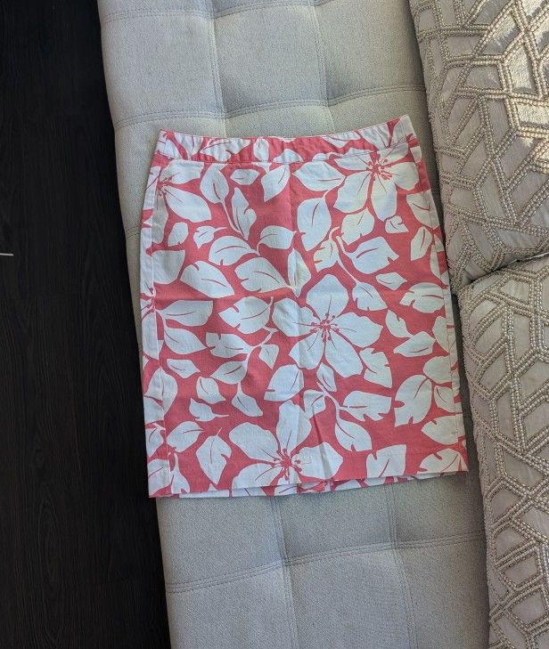 Old Navy Women's Pink Floral Skirt Size 2