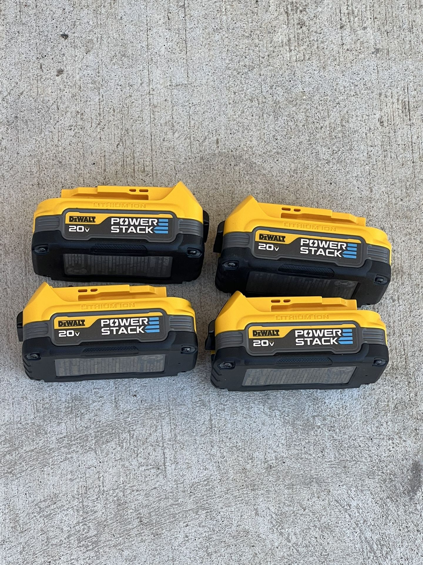 Dewalt Power Stack Battery's $65 Each 2x 120