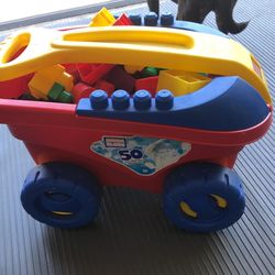 Large Blocks With Wagon 