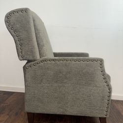 New Colamy Wingback Pushback Recliner Chair Green