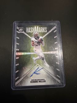Kendre Miller Donruss Optic HashMarks Auto Card