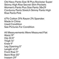 High-Waisted Rockstar Super-Skinny Corduroy Pants