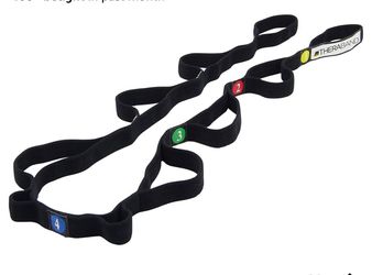 Stretch Strap with Loops Flexibility Dynamic Stretching Tool Athletes THERABAND
