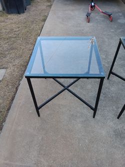 3 Glass Tables