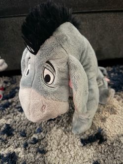 EEYORE GREY PLUSH $10