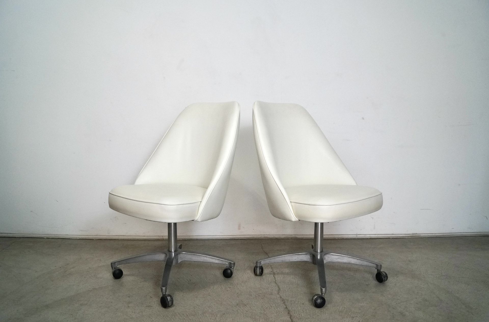 Pair Of 1960’s Mid Century Modern Desk Chairs Dining Chairs