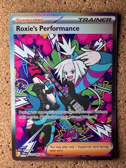 Roxie's Performance 121/086 Special Illustration Rare (SIR) Pokemon Chaos Rising NM Card