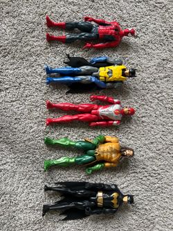 Superhero action figures