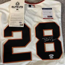 Buster Posey Signed  Autographed Jersey