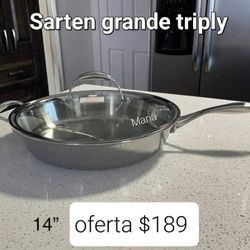 Princess House Sarten Grande Triply En Oferta 