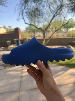 Azure Yeezy Slide 