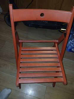 4x IKEA Wooden Folding Chair