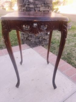 Antique side table.
