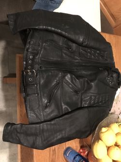 Motorcycle leather jacket