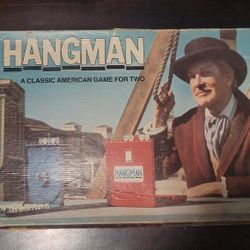 🔥 Vintage 1976 Milton Bradley Hangman Board Game Classic Retro Family Fun Collector Edition