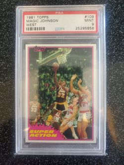 Magic Johnson 2nd Year Card
