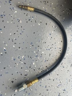 BBQ Side Burner Vapor Quick Connect Hose And NPT Adapter