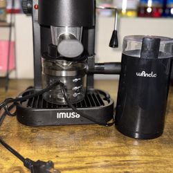 Espresso Maker +  Grinder Bundle 